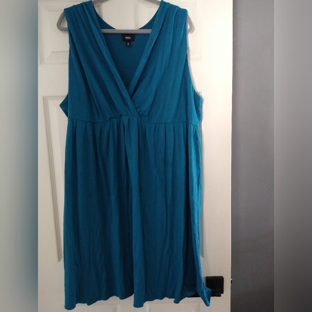 Mossimo sz 4 blue sleeveless dress